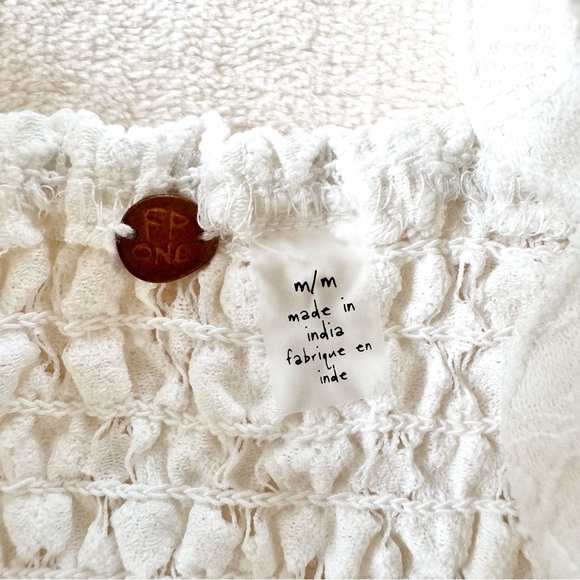 Free People One Adella Halter Lace Bralette in Ivory - Picture 9 of 10